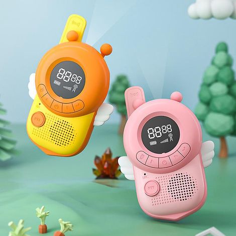 le Modelage Des Abeilles Talkie Walkie Pour Jouet  Canaux Talk Ecran Lcd Portee 3 Km Qualite Sonore Hd / Lampe De Poche Integree (1/5)