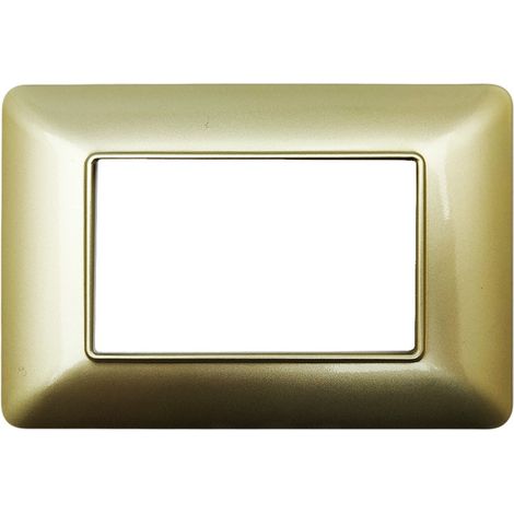 PLACCA 8007-03 6P ORO LUCIDO/MTX TECNOPOLIMERO