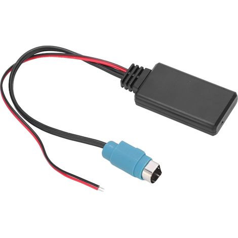 Câble adaptateur pour autoradio, Bluetooth, AUX, compatible Alpine 5.0, installation facile (plug and play), en ABS. (1/5)