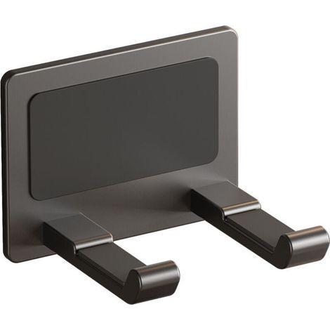 pair Porte Seche Cheveux, Support Sèche-Cheveux Mural Adhesif,Porte Seche Cheveux sans Percage pour Dyson, Accroche Rangement Seche Cheveux pour Salle de Bain (1/4)