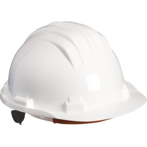 Bauhelm mit Drehverschluss weiß