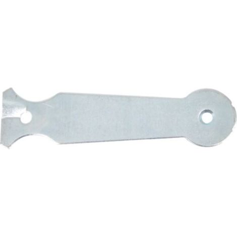 Happe bout rond zingué blanc 120mm - TORBEL - 9921121 (1/3)