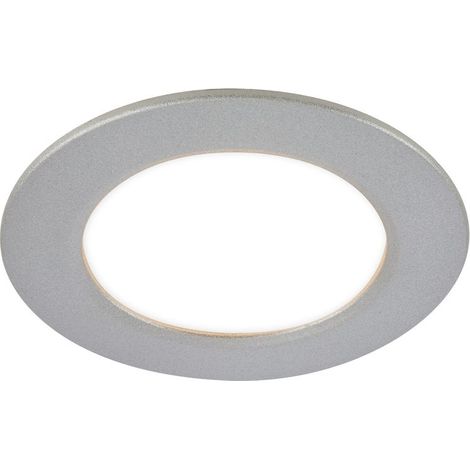 CTS LED Einbauleuchten,3er-Set,chrom-matt,3xLED/4W