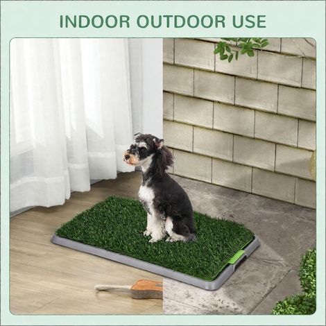 Tapis d'apprentissage de la propreté pour chiens avec gazon artificiel (1/5)
