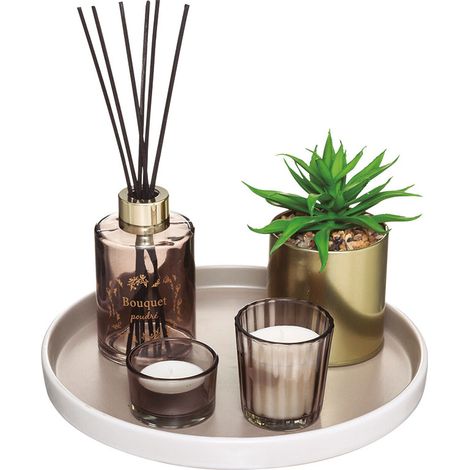 JGO. AROMAS CON BANDEJA REGALO + PLANTA -