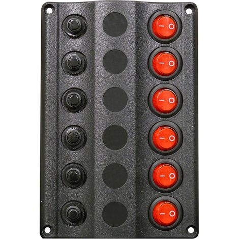 Quadro elettrico aaa 3939346 6 interruttori resistente al calore
