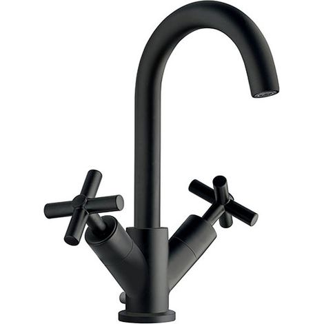 Mitigeur mélangeur noir mat - Design col de cygne - Executive - MIT/EXE/N (1/5)