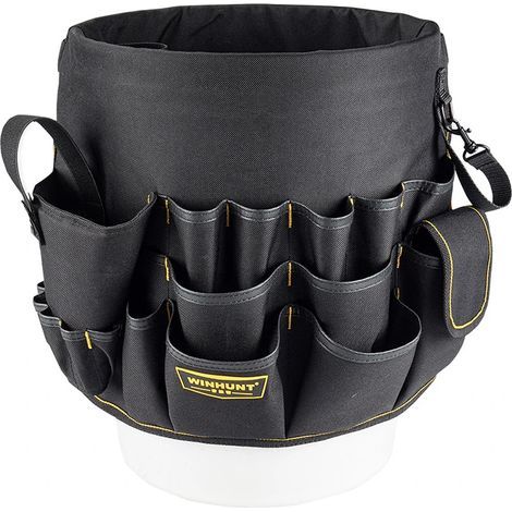 Sac de rangement outils jardin - Ceinture porte-outils réglable 30x28 cm - Multi-poches en tissu Oxford - Portable et étanche (1/5)