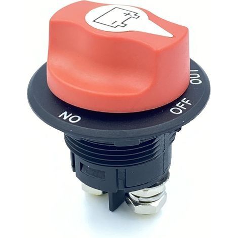 Coupe Circuit de Batterie de Voiture 12 V - 48 V Interrupteur de Déconnexion de Batterie Cut/Arrêt Max 32 V 100 A CONT 150 A INT Coupure Commutateur d'Isolateur de Batterie