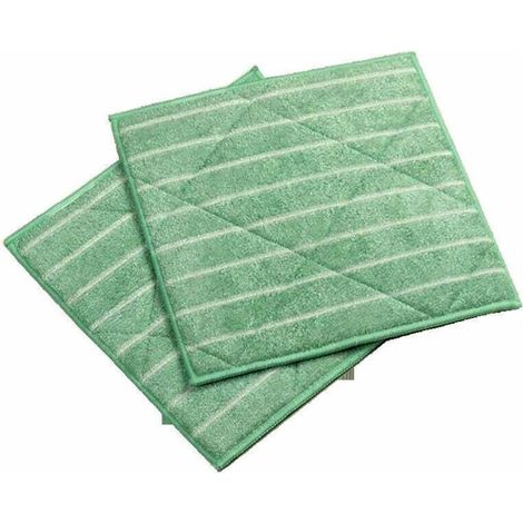 Lavette Bamboo Éponge Microfibre - Nettoie et Lisse les Surfaces Sales - Hautement Absorbant 2pcs (1/4)
