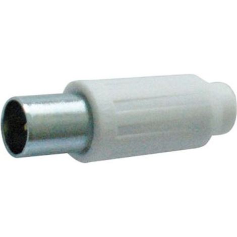 Spinotto tv Melchioni coassiale maschio 9,5mm bianca alta qualità 491218695