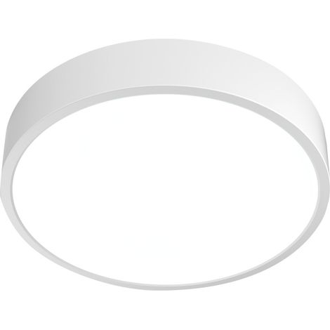 Plafonnier LED blanc rond 40 cm 32W IP44 Italux Botta (1/2)