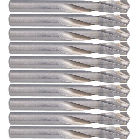 10 Forets Droits en Acier Tungstène pour Métal, 12mm - Fraises à Queue Cylindrique Trempées Haute Température (1/5)
