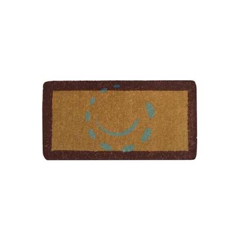ZERBINO IMPERIALE A FASCIA MARRONE SPESSORE MM.38 - cm.50x100, spessore mm.38