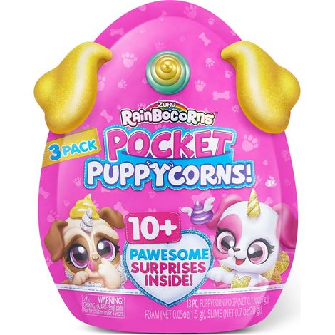 RAINBOCORNS UNICORNIO PERRO POCKET Bolsa Sorpresa Huevo 3 FIGURAS (1/5)