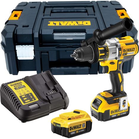 Dewalt DCD996M2 18v XR 3 Speed Brushless Combi Hammer - 2 x 4.0ah Batteries