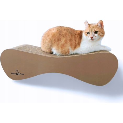 Tiragraffi per gatti Mimi cappuccino 70x23x24 cm MruuPruu (1/5)