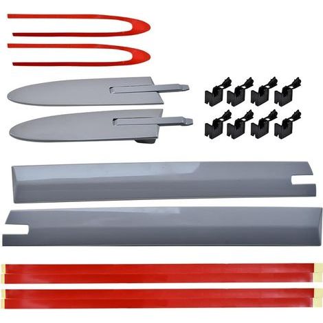 Zierleisten-Set für Autodach, kompatibel mit 3er E93 und 4er F33 M4 F83, Teilenummer 54377184048, 54377184038 (1/5)