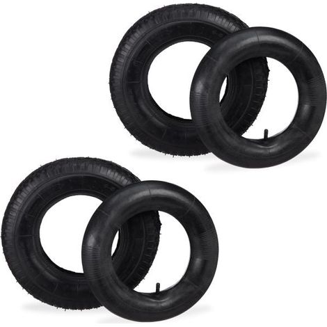 2x pneumatici 4.00-8 per carrello portatile con camera d'aria (1/5)