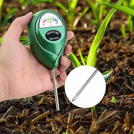JSSEVN - Soil Moisture Meter Soil Tester, Tests Soil Moisture, Perfect for Gardens, Farms, Indoor and Outdoor Use, 26.86cm (No Batteries Required) (1/5)
