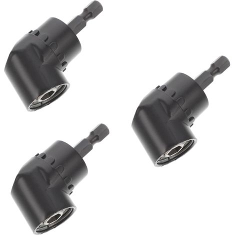 3 Stück Eckbohrer Adapter Sechskantschaft Aufsatz für Schraubendreher für Enge Räume Kompatibel mit Kabellosen Bohrmaschinen Präzise und Langlebig Werkzeug für Profis und (1/5)