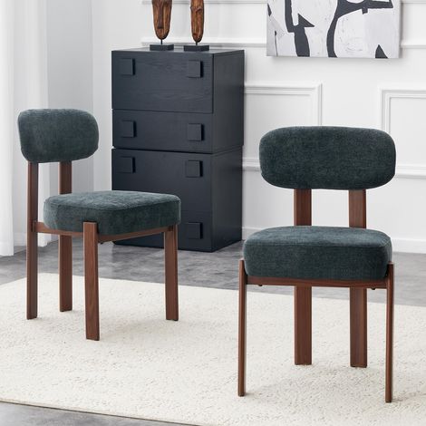 Ensemble de chaises de salle à manger de style moderne du milieu du XXe siècle, chaises chaises chaises (1/5)