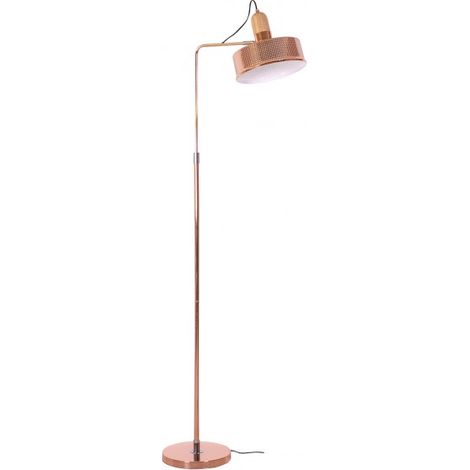 AKUNADECOR Lampada da terra Soggiorno Anusca 1xe27 Rame 160x25x55 De