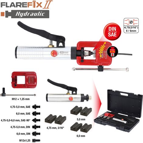 KS TOOLS Juego universal de abocardado 11 pzs. Flarefix II - 122.1260 (1/5)