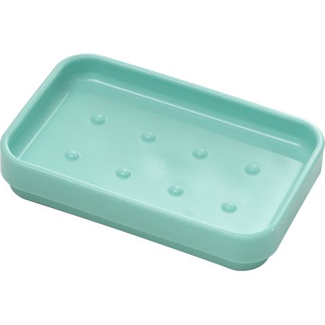 Portasapone d'appoggio in plastica riciclata 6398 Gedy serie SEVENTY Acquamarina (1/2)
