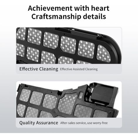 Accessori per Roborock S8 Pro Ultra, set di ricambio per filtro della stazione di aspirapolvere e spazzola a rullo (2 pezzi) (1/4)