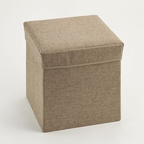 Pouf de rangement tissu (1/5)