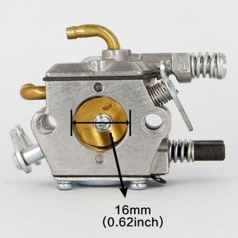 LAN Carburateur compatible avec tronçonneuse MP16 MP16-7 52 cm3, moteur 2 temps, 4500, 5200, 5800, tronçonneuse, tondeuse à gazon, outils de jardin, tuyau