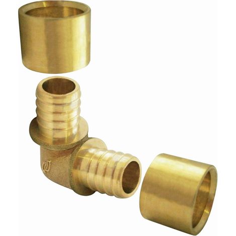 Raccord PER à glissement - Coude - Diamètre 16 mm BOUTTÉ (1/5)