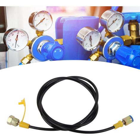 Tuyau d'essai hydraulique de 1,5/4 pi, raccord d'essai, manomètre, tuyau en résine hydraulique haute pression (1/5)