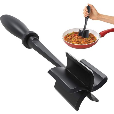 Hachoir à viande avec 5 lames incurvées, pour bœuf haché et hamburgers, résistant à la chaleur, 1 pièce (1/5)