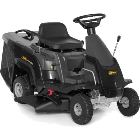 Alpina – Rider tracteur tondeuse autoportée 66 cm – Moteur 224 cc 7 CV – Système de décharge latérale et mulching – Pour terrains jusqu'à 800 m²