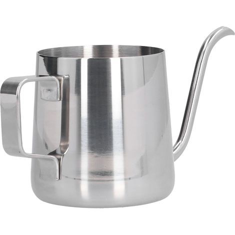 Hängekaffeekanne (250 ml), Schwanenhalsausguss, Edelstahl, Wasserkocher für Tee und Kaffee, für Zuhause und Büro (1/5)