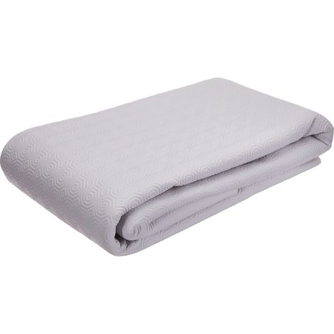 CALIGOMME- Tovaglia Protettiva per Tavolo Ovale Bianca, 135 x 220 cm