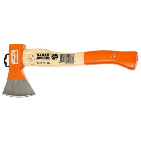 Hacha Profesional BAHCO HGPS-0.6 de 360 mm con Mango de Fresno