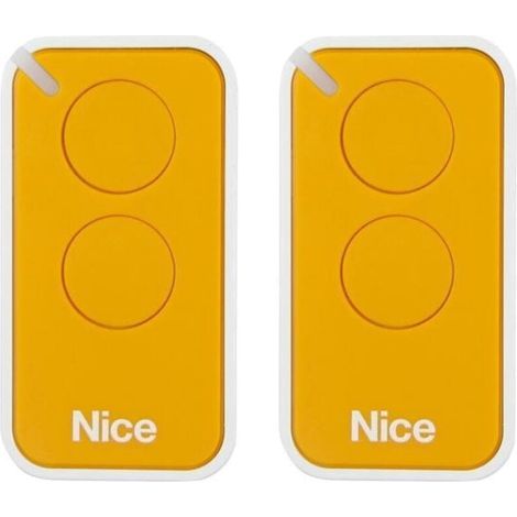 Nice Émetteur Era Inti, 2 Canaux 2pcs Jaune