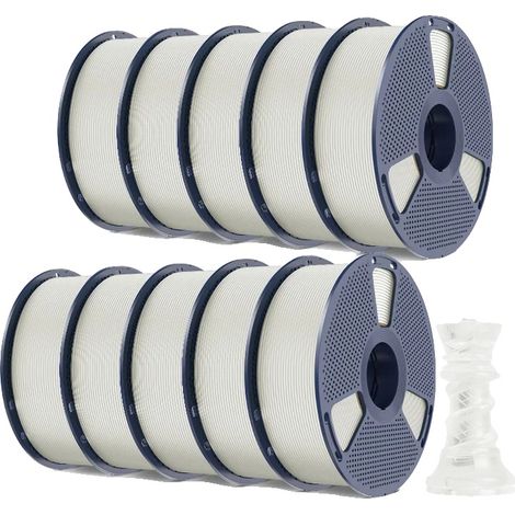 Filamento per stampante 3D, elevata resistenza, durezza, trasparente (1/2)