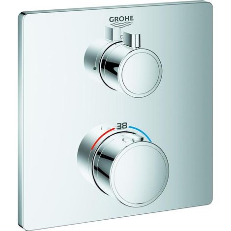 Grohe Grohtherm - Thermostat-Duscharmatur - Unterputz, verchromt 24078000 (1/5)