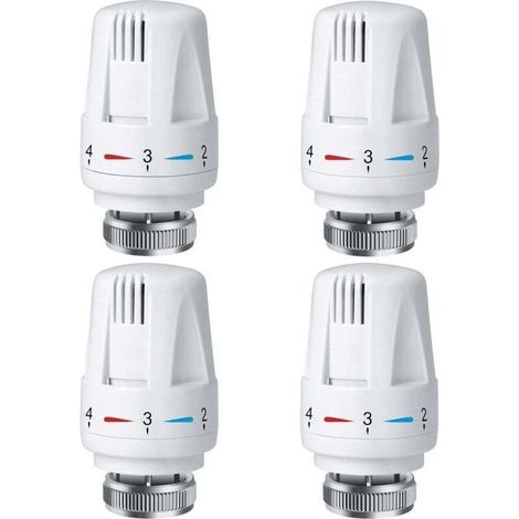 PCS Heizkörperthermostat, TRV M30 x 1,5, Thermostatventil für Heizkörper, Heizkörperventile für Hausheizungssysteme - Crezuo