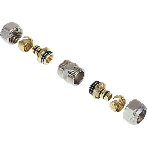 RACCORDO A STRINGERE DIRITTO DOPPIO 'ART. 530 / 540' 'art.540' - 20 x 20