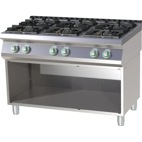 Fourneau à gaz avec soubassement RM - SP 7120 G - RM Gastro