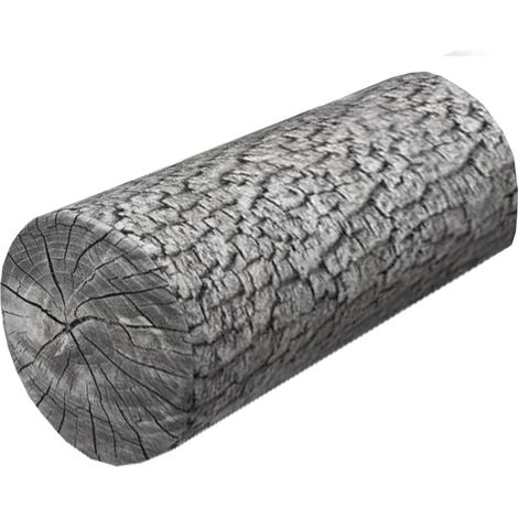 Erlen-Rollen-Rehabilitationskissen Ø15x40 cm - Samt, Memory-Schaum, zur Nacken- und Rückenstütze, Bertoni (1/5)