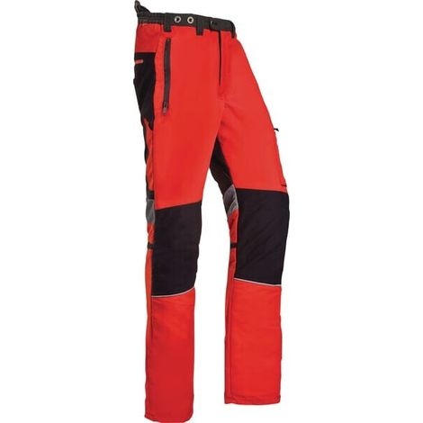 Pantalon de sécurité rouge - gris SIP 1SPV58943XL