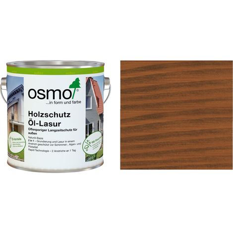 Osmo Holzschutz Öl-Lasur Nussbaum 0,75 l - 12100010