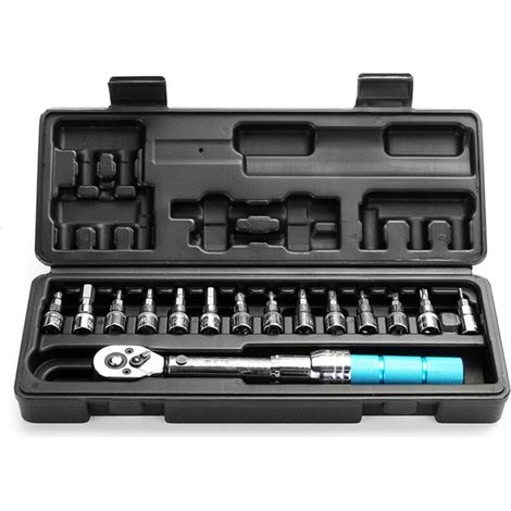 Drehmomentschlüssel-Set für Fahrradmechaniker, 1/4"-Steckschlüssel, Sasicare DR 2 - 14 Nm (1/5)