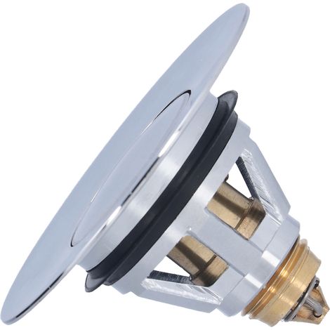 Bouchon de vidange antidérapant pour lavabo, évier, piscine - Installation facile et résistance à la rouille.
